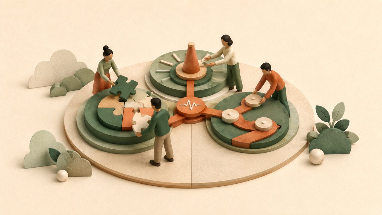 Illustration Camin Pulse du Laboratoire à Impulsion : une équipe aligne vision, stratégie et roadmap 90 jours