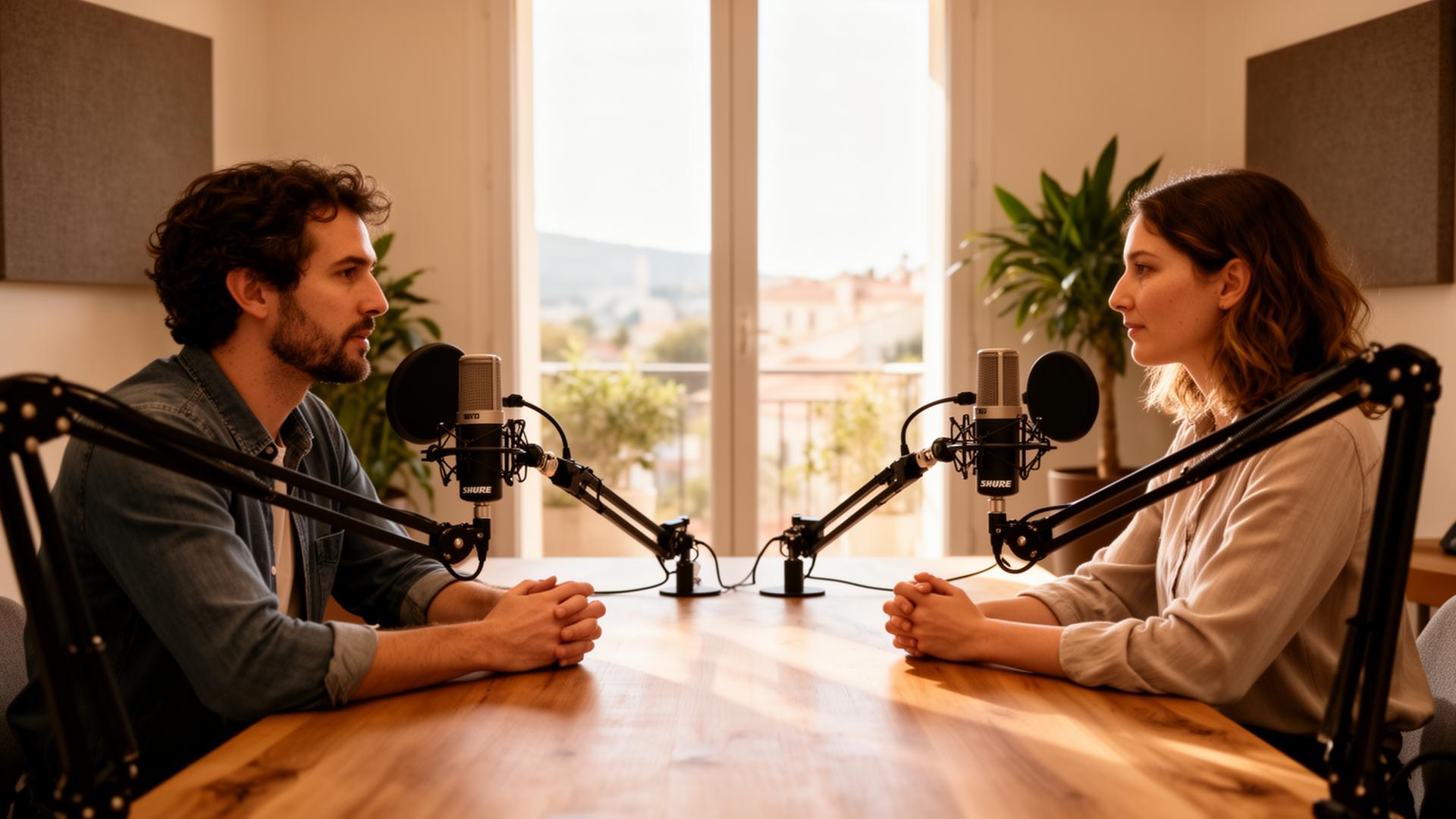 Studio d'enregistrement du podcast CAMINumérique à Montpellier